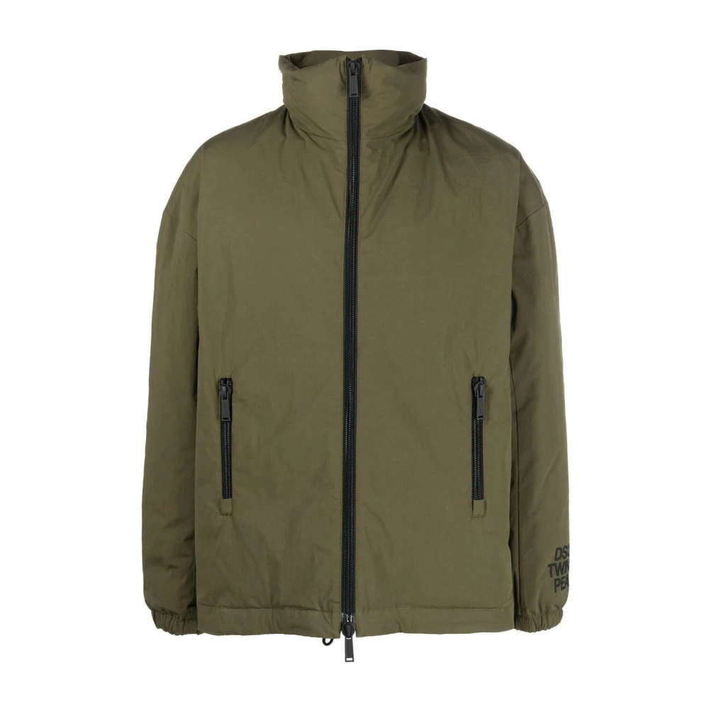Dsquared2 Herren Grün - E Baumwoll-Bomberjacke - Jackets - Xl