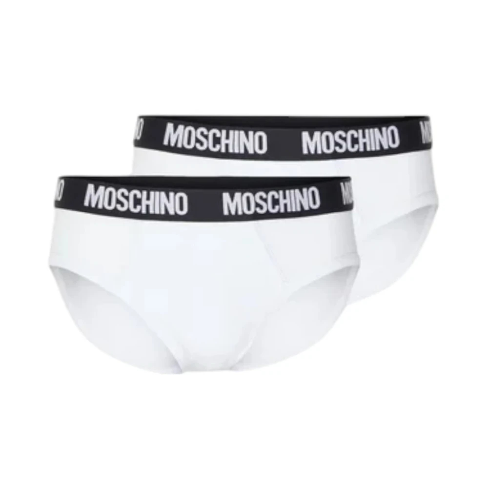 Moschino Herren Weiß - Seiden Slip Set Dessous - Underwear - S