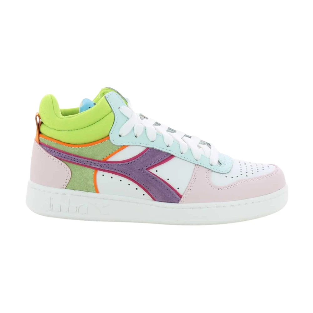 Diadora Damen Weiß Sneakers Für Magic Bas Dem W - Bild 3