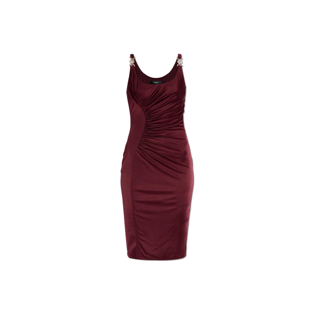 Versace Damen Rot - Medusa '95 Draped Gown - Dresses - S