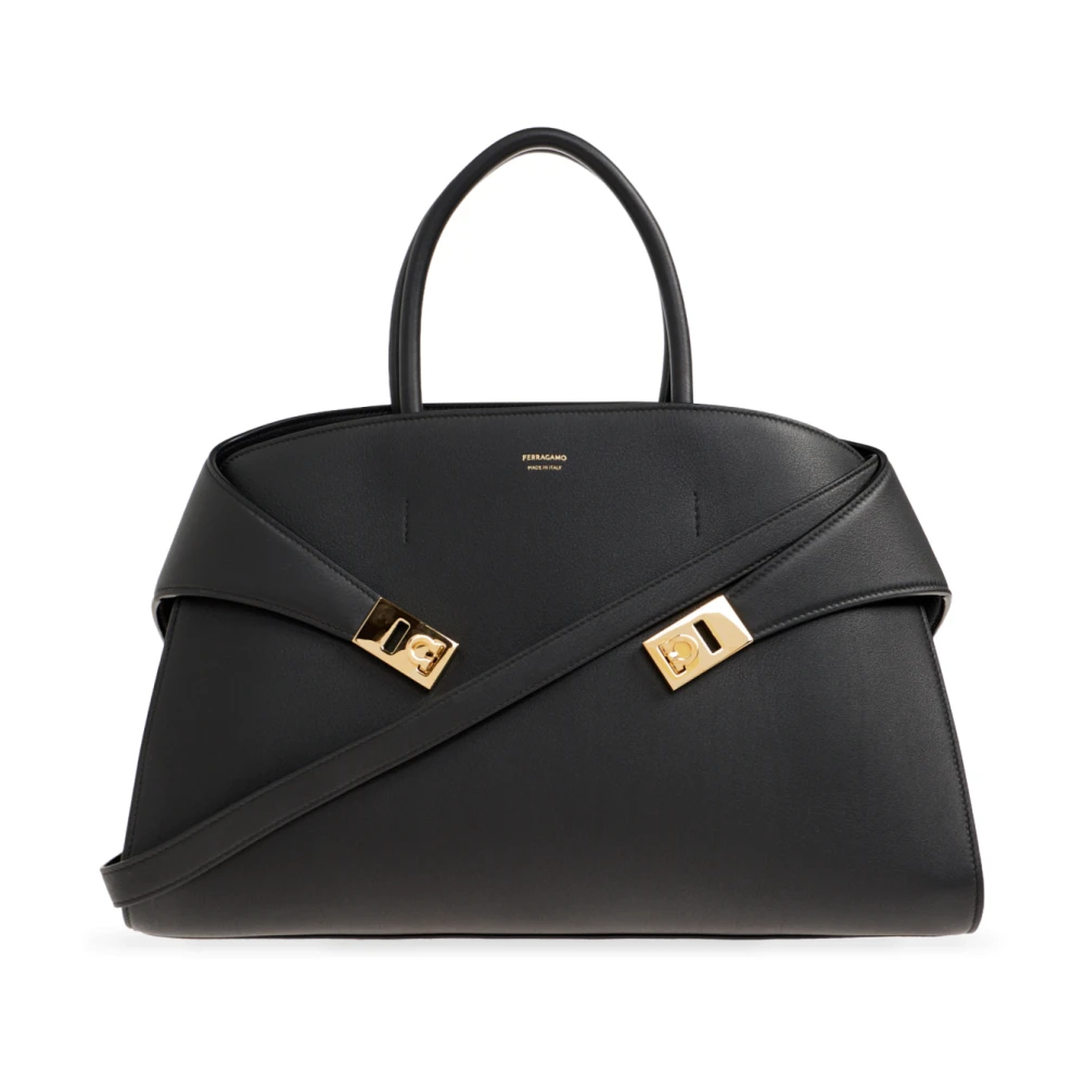 Ferragamo Damen Schwarz Hug Handtasche (L) - Bild 3