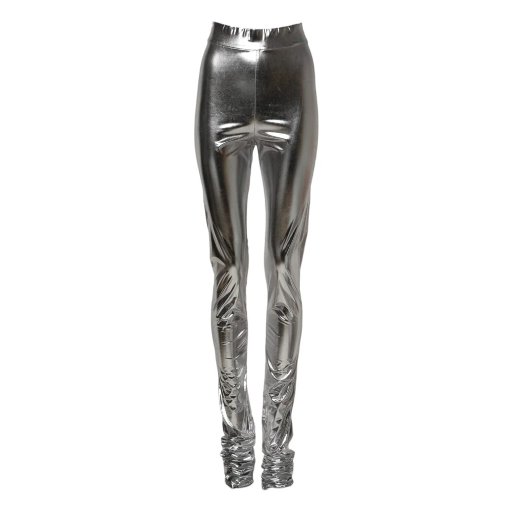 Dolce & Gabbana Damen Grau - Slim Fit Leggings Hose - Trousers - 2XS