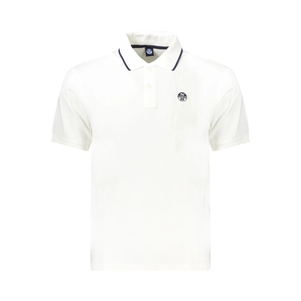 North Sails Herren Weiß - Es Baumwoll-Poloshirt - Tops - 2XL