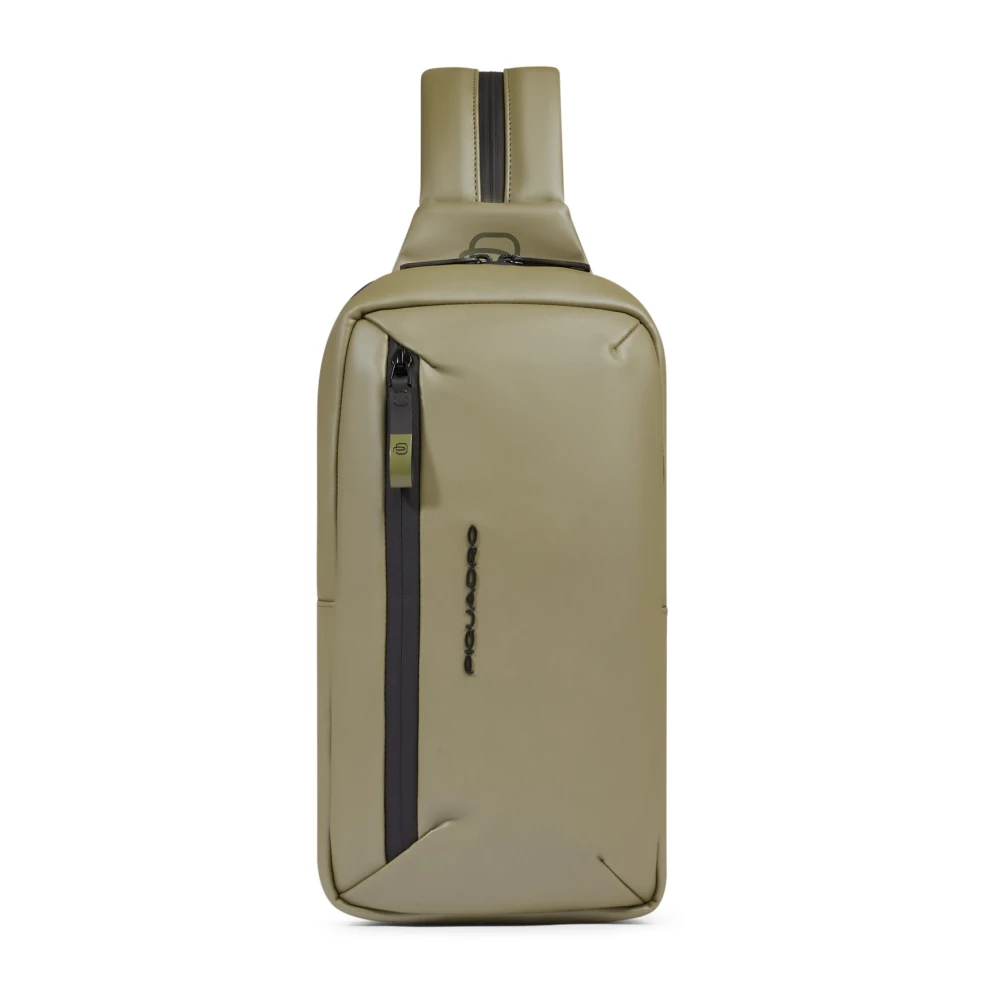 Piquadro Herren Grün - Wasserabweisende Sling Bag - Bags - One Size