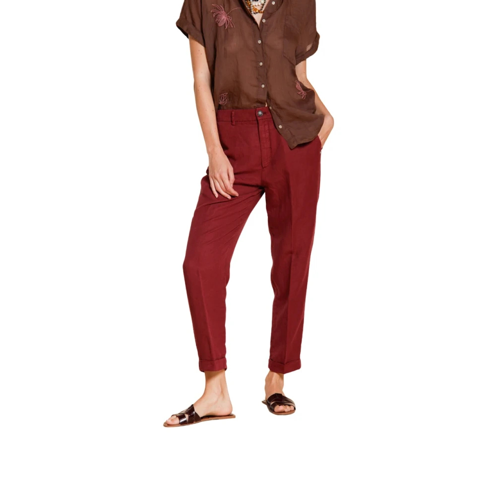 Mason's Damen Rot - Linda Sommer Chino Hose - Trousers - Xs