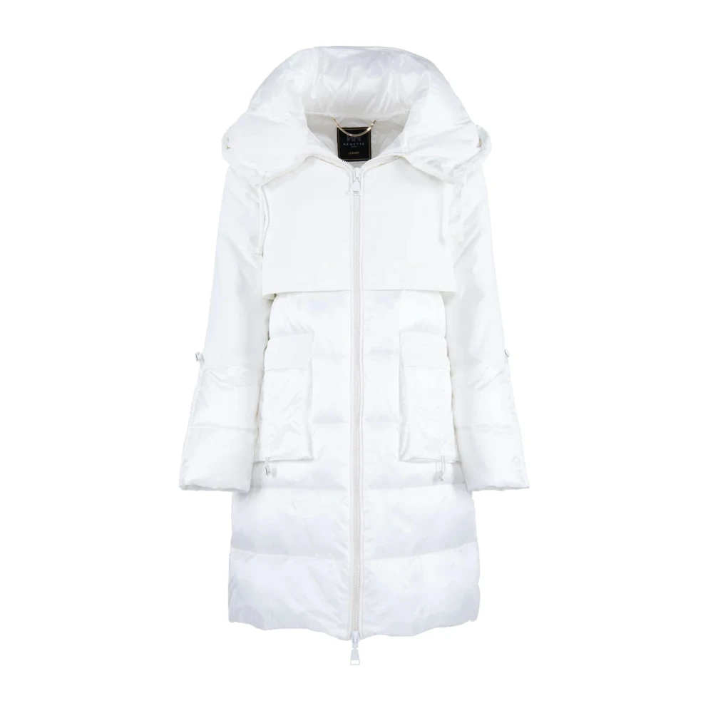 Nenette Damen Weiß - Piumino - Jackets - S