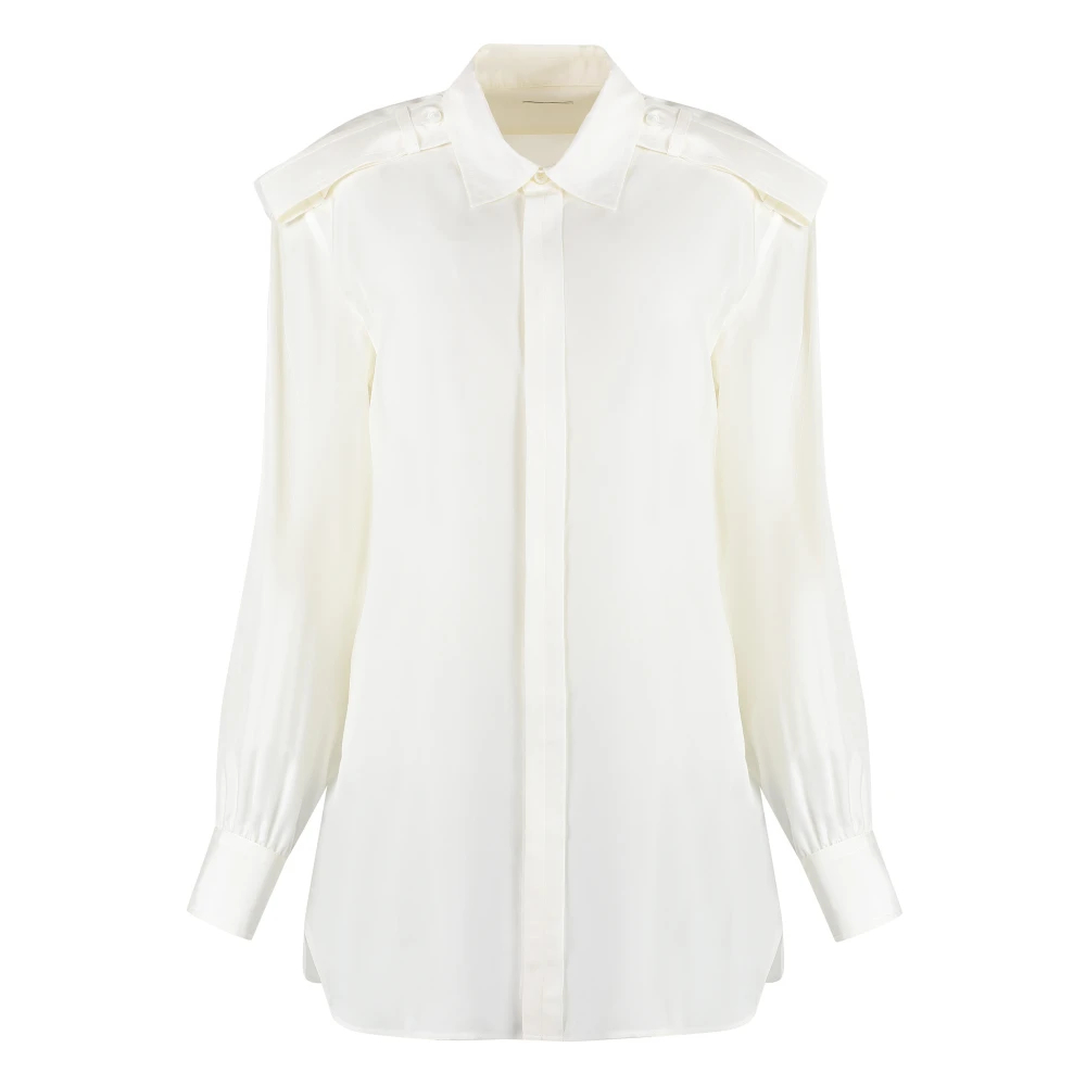 Burberry Damen Weiß - Seidenhemd - Blouses & Shirts - 2XS