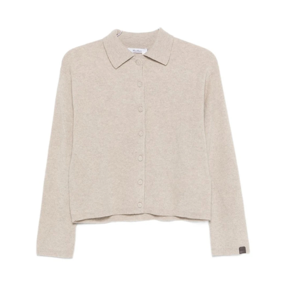 Max Mara Damen Beige - Maglia Cardigan "Bombo" - Knitwear - S