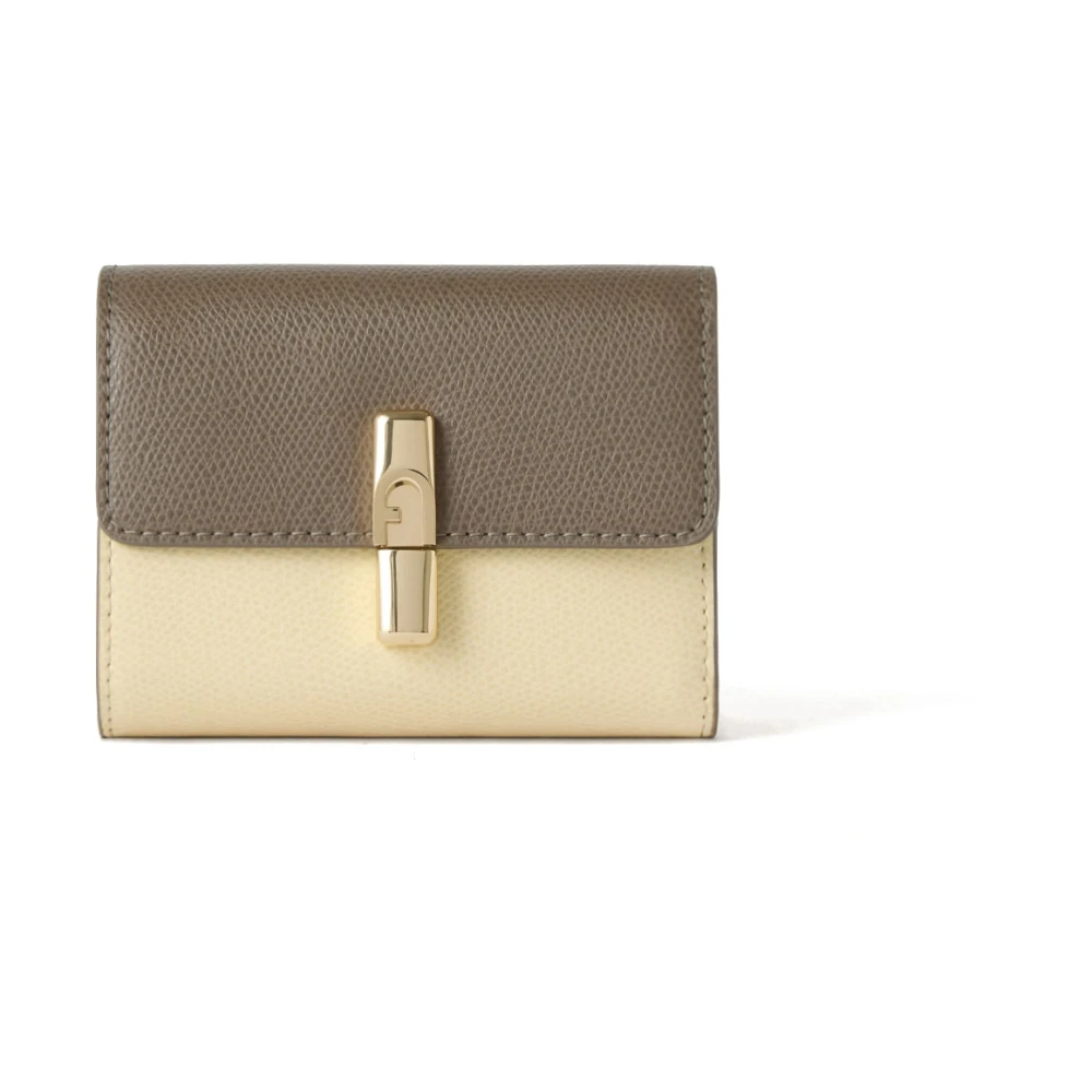 Furla Iride Carteira Compacta S Muddy Gray Cinzento Pele Texturizada Mulher - Bild 3