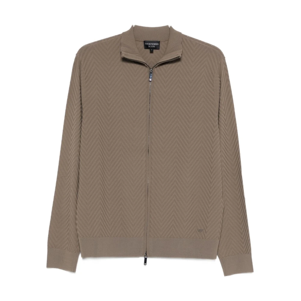 Emporio Armani Herren Grau - Cardigans - Knitwear - M