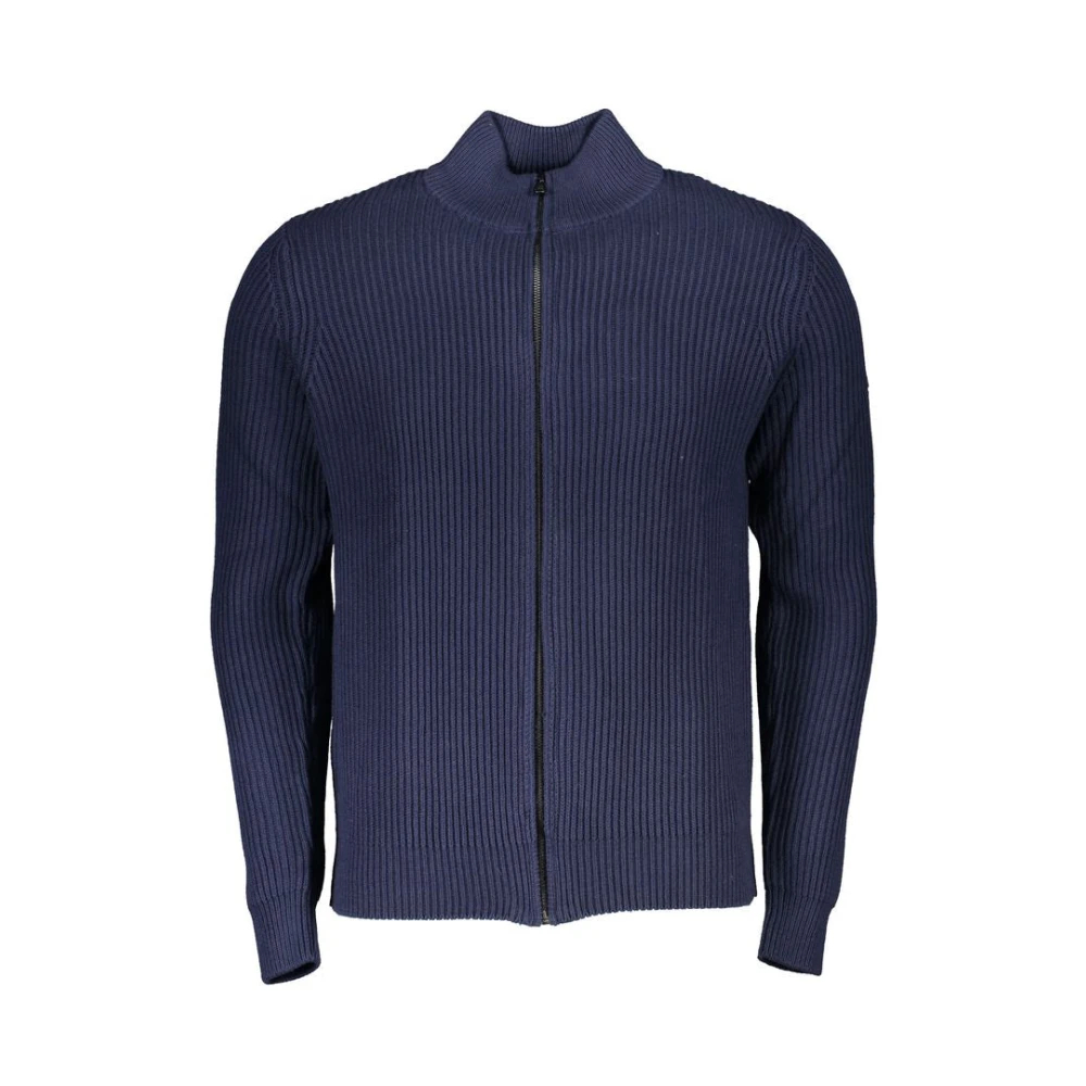 North Sails Herren Dunkelblau Rippstrick Zip Cardigan Modell Nr. 23338 Extra Groß - Bild 4