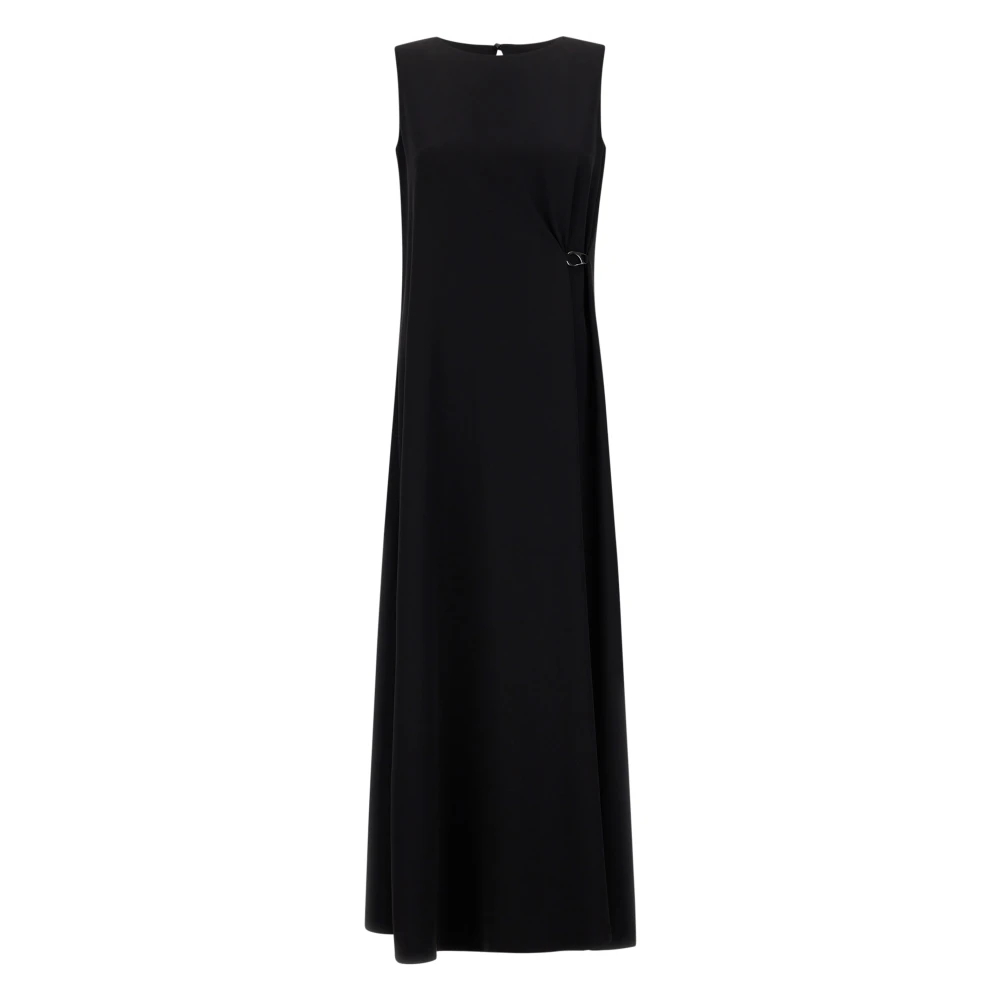 Herno Damen Schwarz - Diagonal Fluid Dress - Dresses - K - S