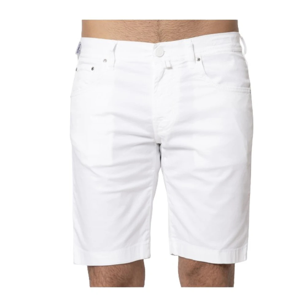 Jacob Cohën Herren Weiß - E Bermuda-Shorts - Shorts - W36
