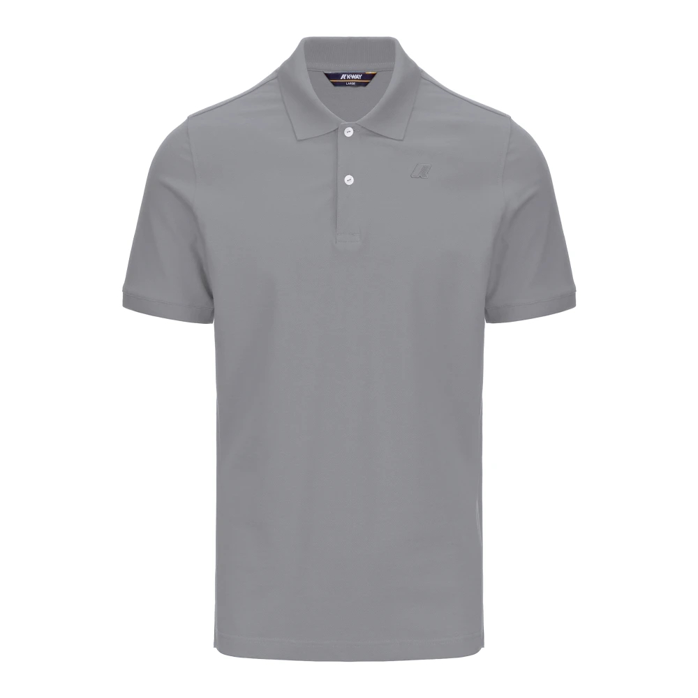 K-Way Herren Grau - Amedee Pique Slim - Tops - S