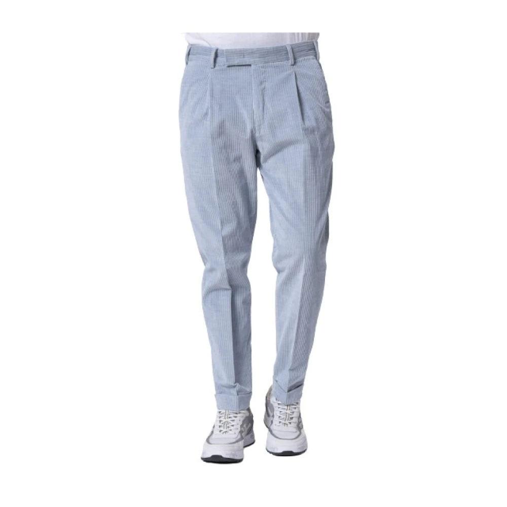 Pt Torino Herren Blau - Himmelblaue Cordhose Rebel Fit - Trousers - 4XS