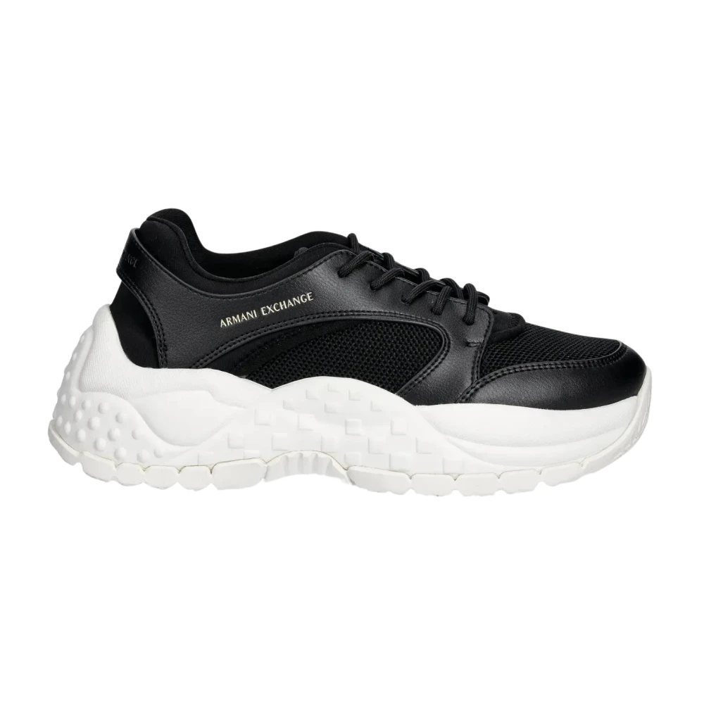 Armani Exchange Damen Schwarz Sneakers Xw002227 Af21430 Uc001 36 - Bild 3