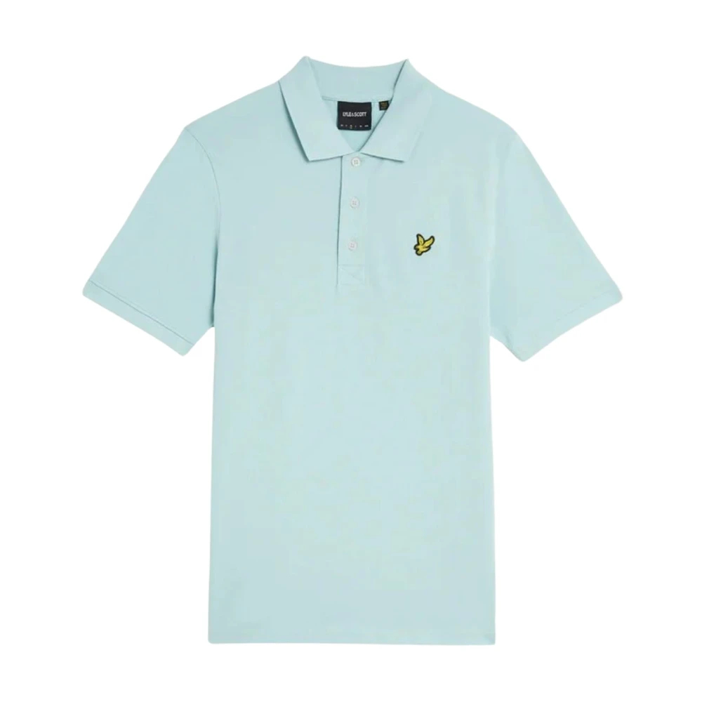 Lyle & Scott Blau Polo-Shirt Plain - Bild 3