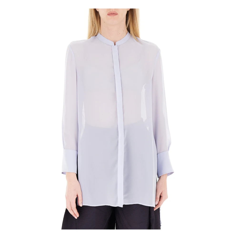 Emporio Armani Damen Violett - Ew003213 Af10209.u9341 - Blouses & Shirts - Lila - 2XL