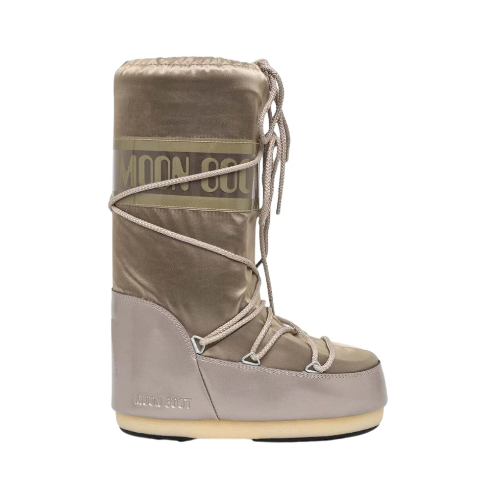 Moon Boot Damen Bronze Für 80D1401680 Icon Glance Stiefel (35/38), Flach, Keine, Lässig, Schnee - Bild 10