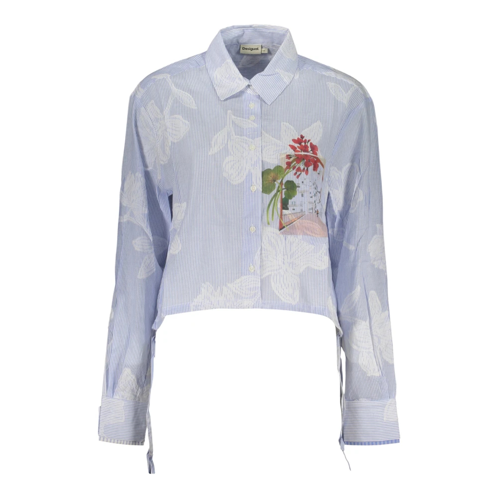 Desigual Damen Blau Langarmshirt Parker - Bild 5
