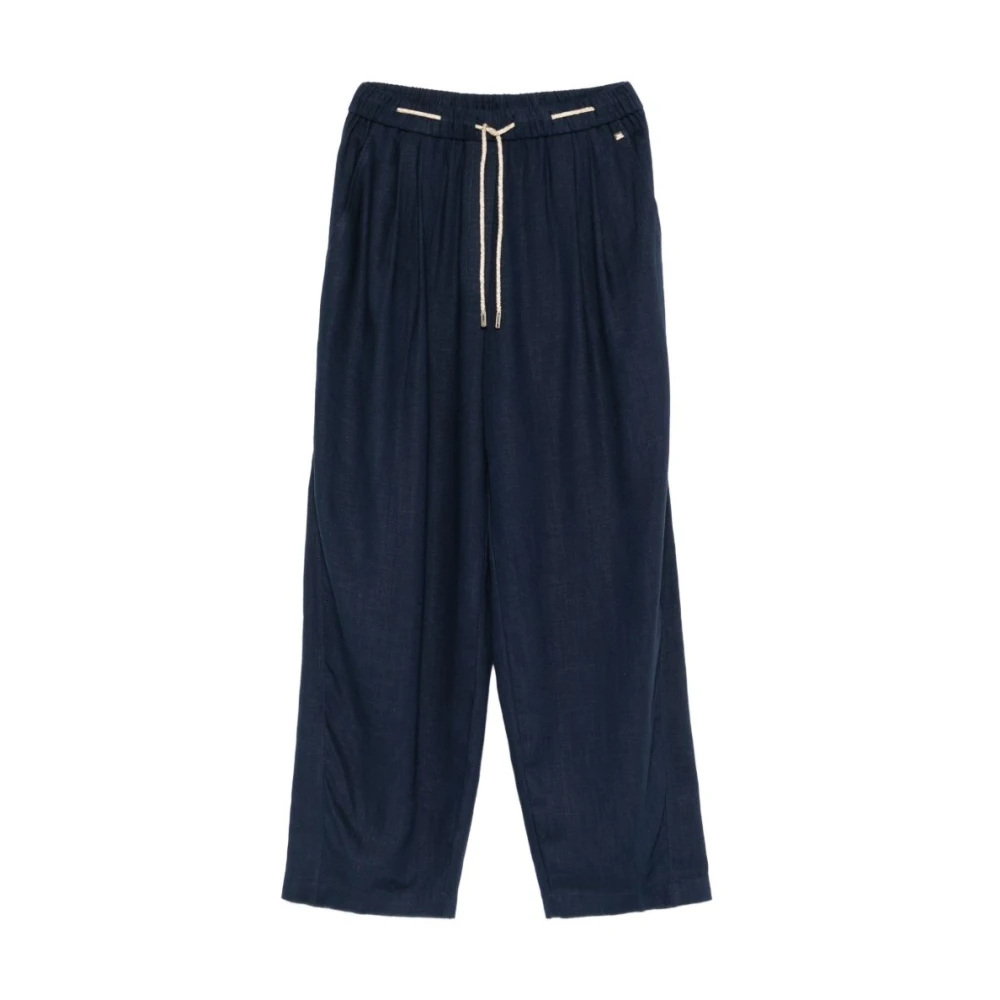 Herno Damen Blau - Drawstring Hosen - Trousers - M