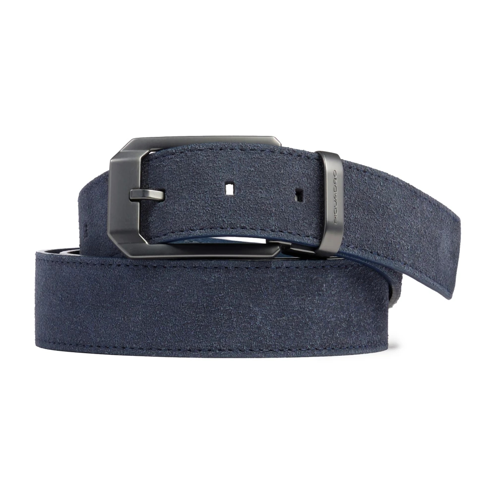 Piquadro Herren Blau - Wildledergürtel - Accessories - One Size