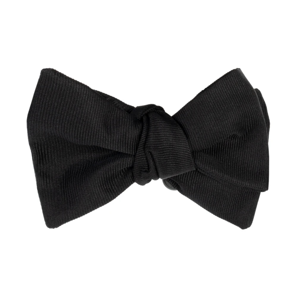 Giorgio Armani Herren Schwarz - Reine Seide Knoten Fliege - Accessories - K -M