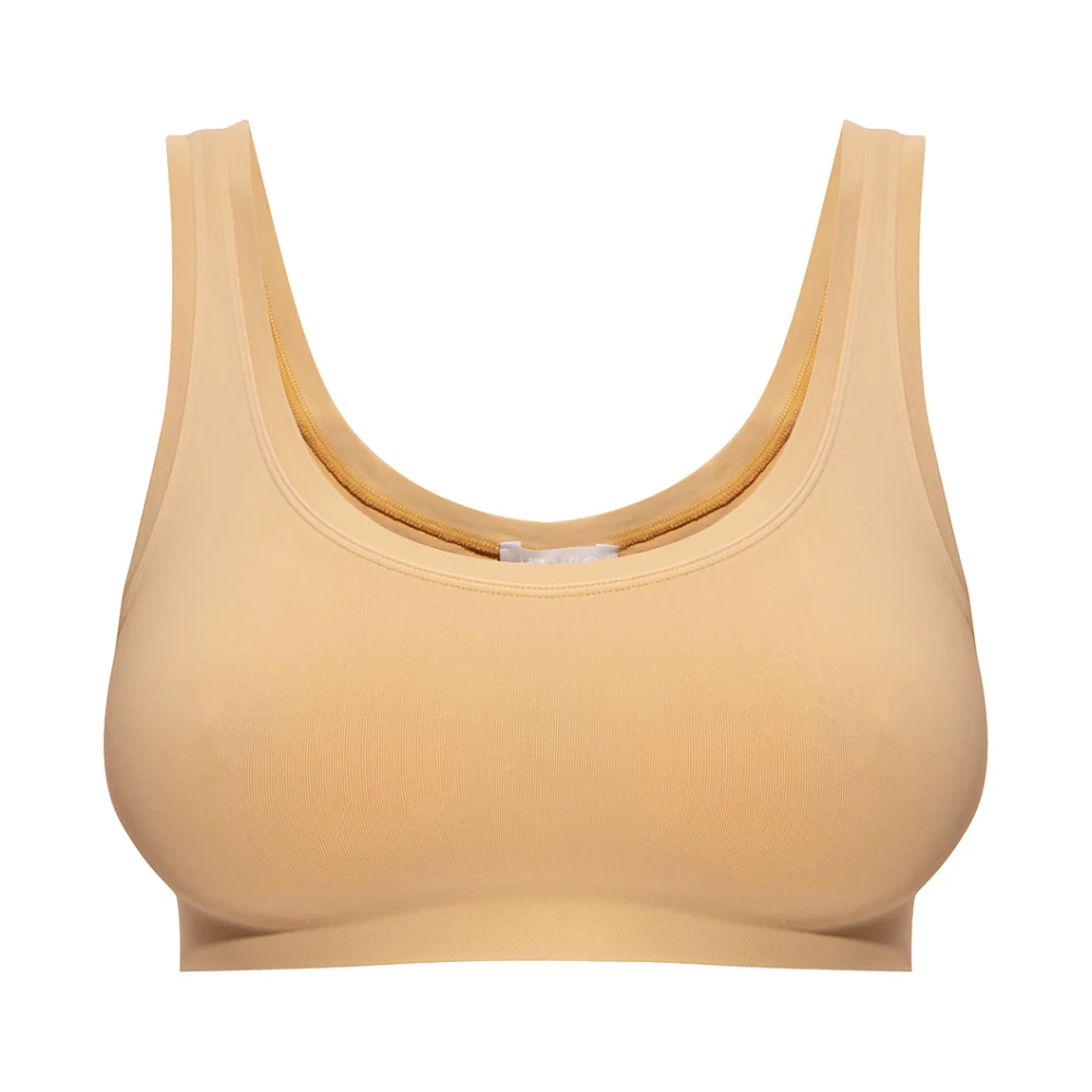 Hanro Damen Beige - Touch Feeling Bralette - Underwear - L