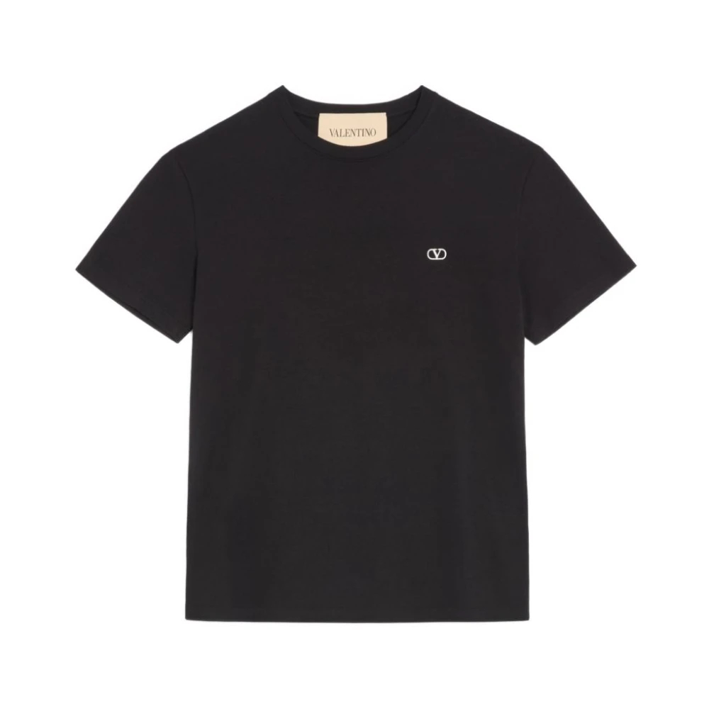 Valentino Garavani - Baumwoll-T-Shirt - Tops - Herren - Schwarzk - S