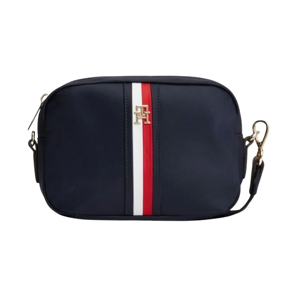 Tommy Hilfiger Damen Dunkelblau Handtasche Popette Camera Bag Aw0aw19023 - Image 3