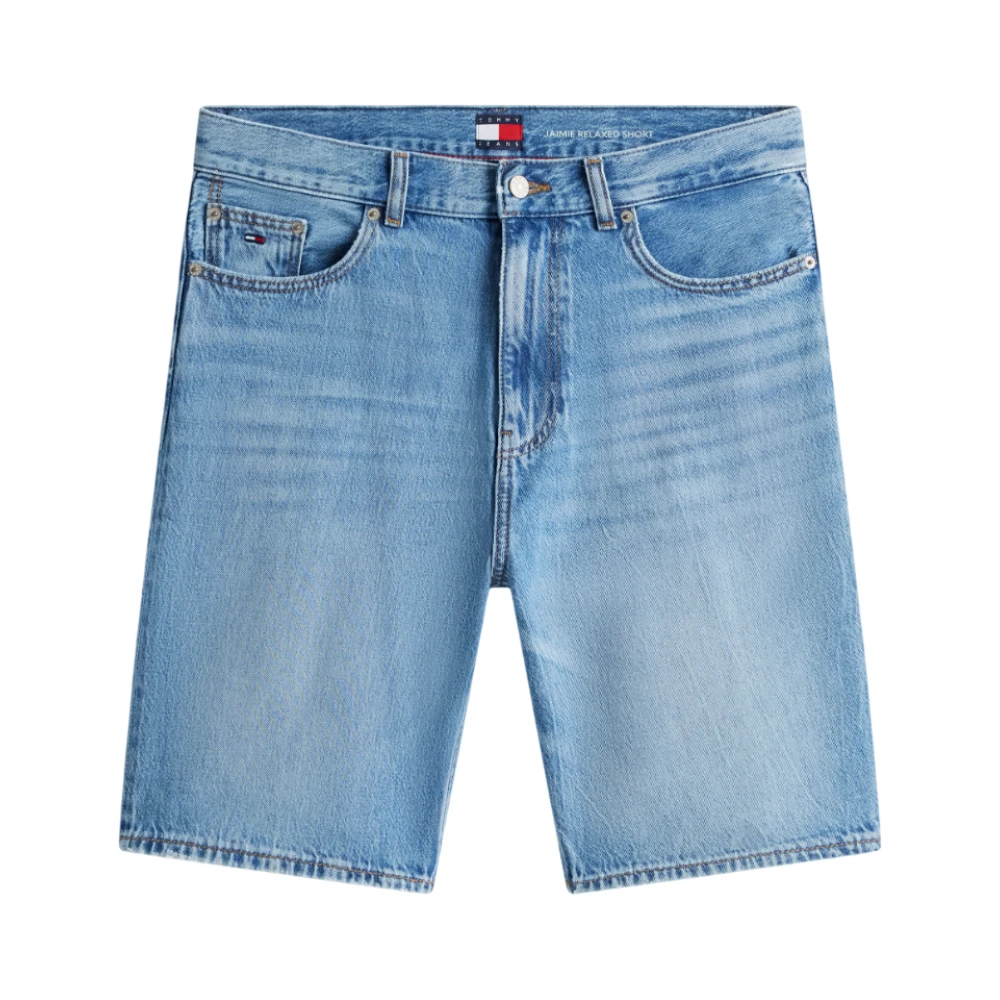 Tommy Jeans Herren Blau Jeansshorts Jaimie Dm0dm22983 Relaxed Fit - Bild 4
