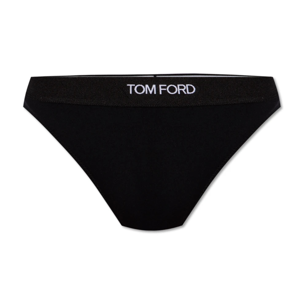 Tom Ford Damen Schwarz - Slips Mit Logo - Underwear - K -L