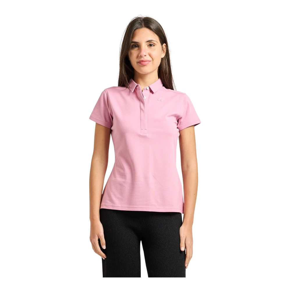 K-Way Damen Violett - Amedea Pique Polo - Tops - Lila - S