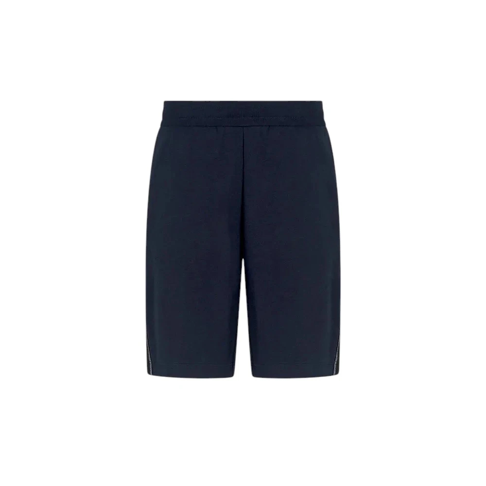 Emporio Armani Herren Blau - Train Logo Bermuda - Shorts - 3XL
