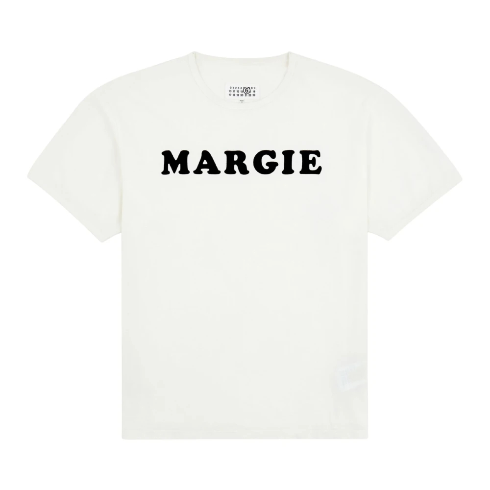 Mm6 Maison Margiela Herren Weiß - Margie T-Shirt - Tops - Xl