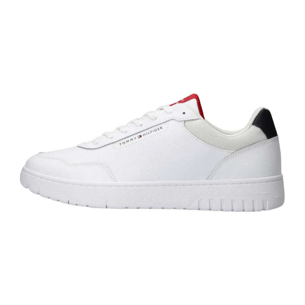 Tommy Hilfiger Herren Weiß Sneaker "Basket Core Lite Lth" Freizeitschuh Halbschuh Schnürschuh Mit Logo An Der Schuhzuge erhältlich in Größe von Baur - Bild 3