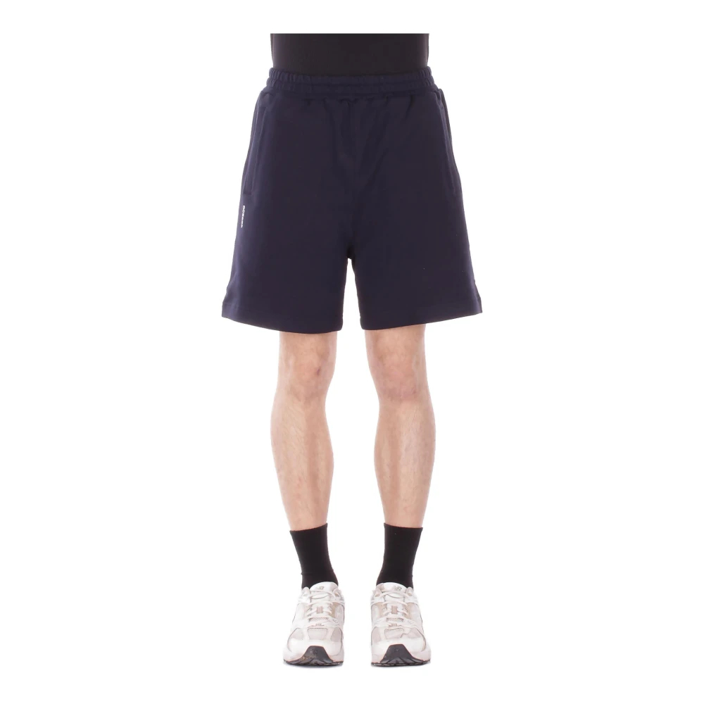 Dondup Herren Blau - Regular-Fit Fleece Bermuda - Shorts - Xl