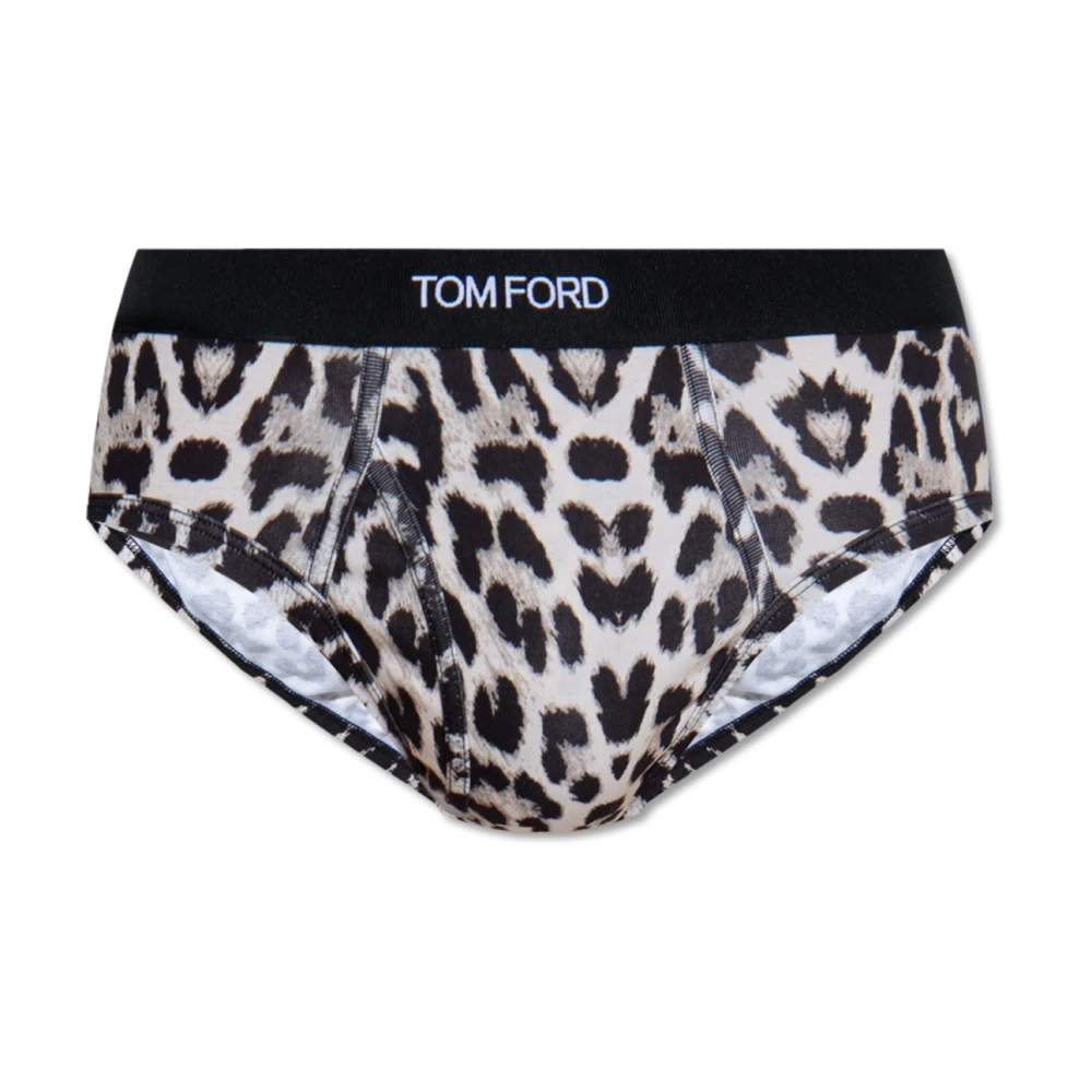 Tom Ford Herren Beige - Slips Mit Tiermotiv - Underwear - Xl