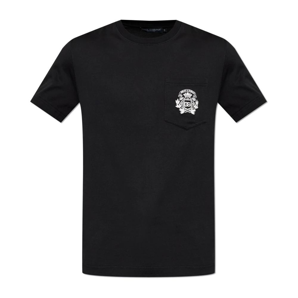 Dolce & Gabbana Herren Schwarz - Pure Classic T-Shirt - Tops - K - 3XL