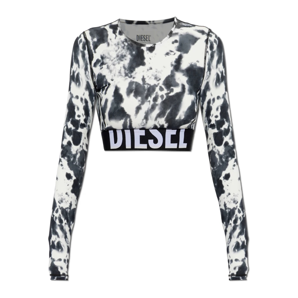 Diesel - Melissa-D-Pop Top - Tops - Damen - Schwarzk - S