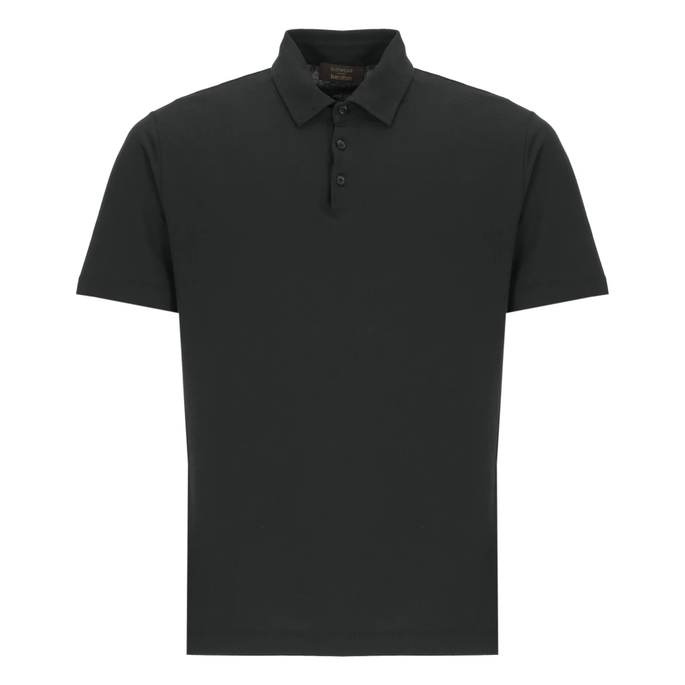 Zanone Herren Schwarz - Slim-Fit Icecotton Poloshirt - Tops - K - 2XL