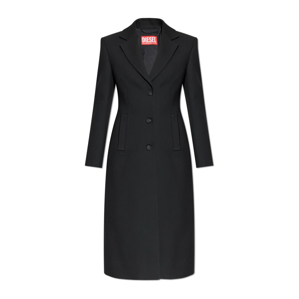 Diesel Damen Schwarz - G-Allan Mantel - Coats - K - 2XS