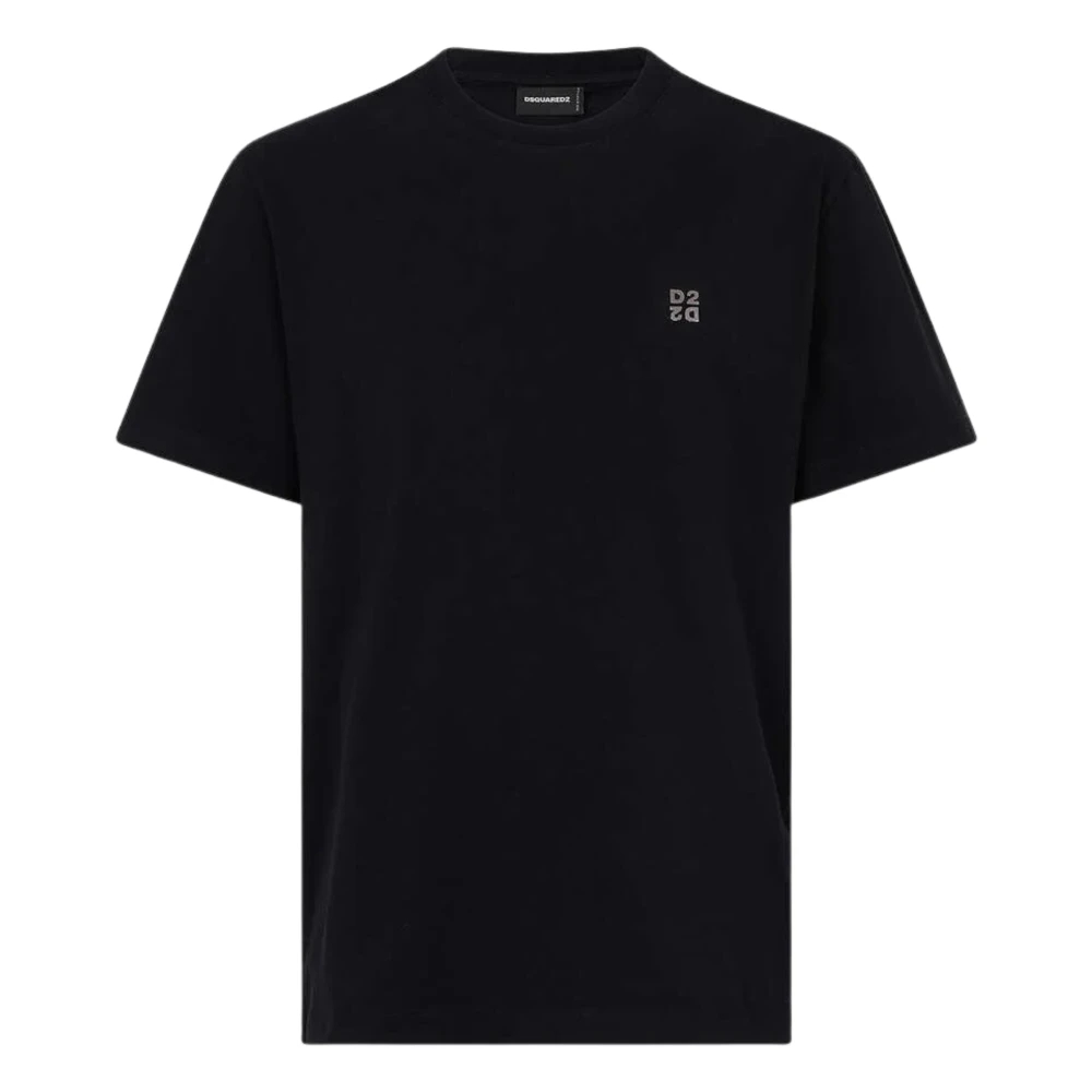 Dsquared2 - T-Shirt Mit Logo - Tops - Herren - Schwarzk - S