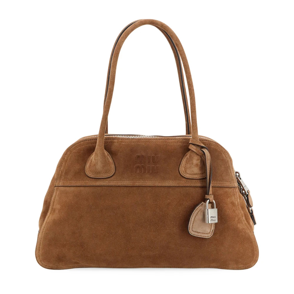 Miu Miu - Vivant Suede Bag - Bags - Damen - Braun - One Size