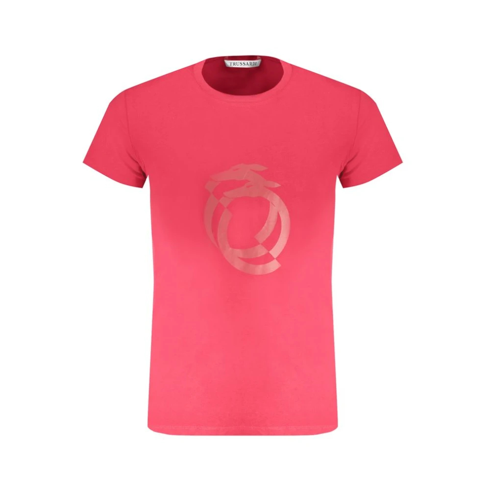 Trussardi Herren Rot - Cotton T-Shirt - Tops - 2XL