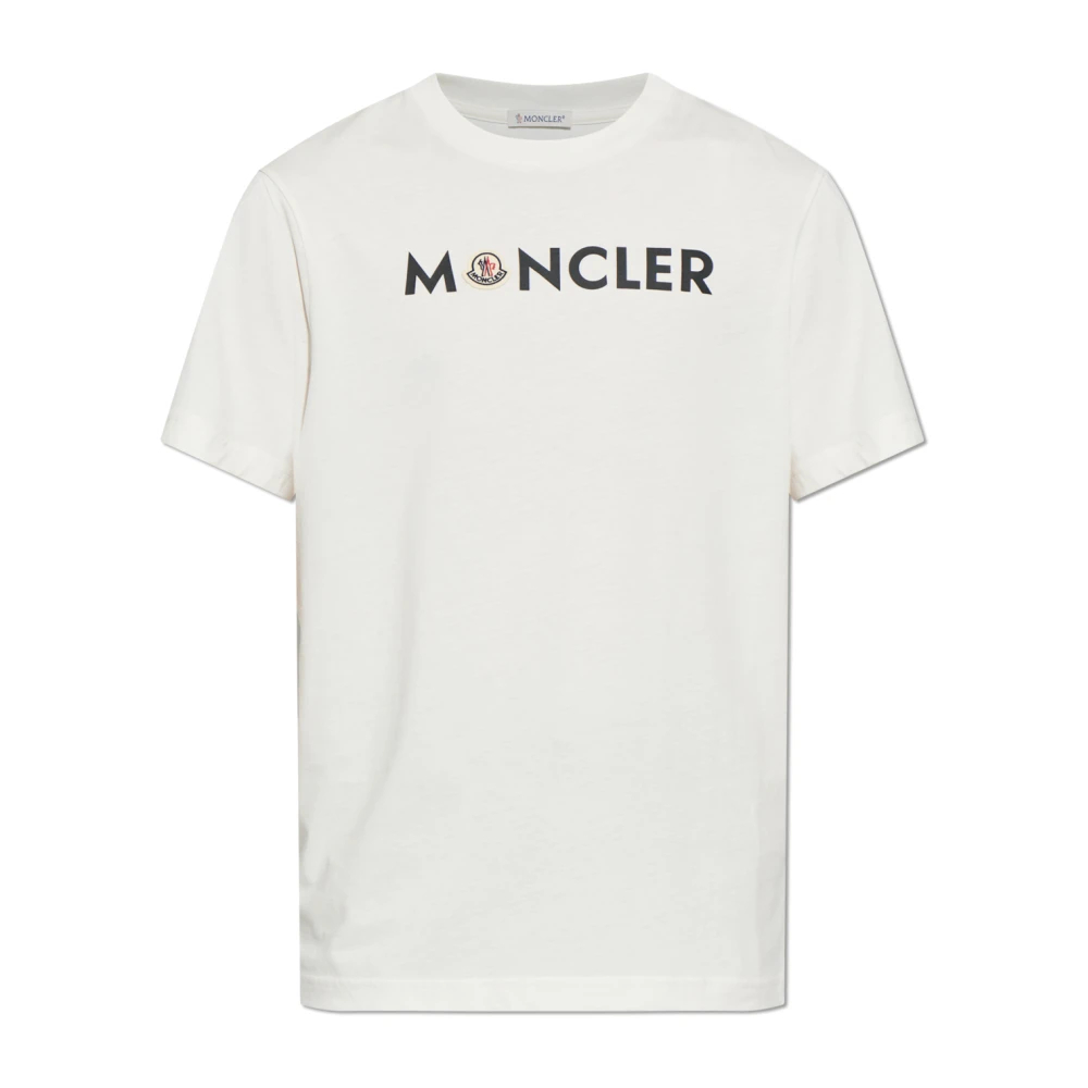 Moncler Logo Cotton T-Shirt - Bild 7