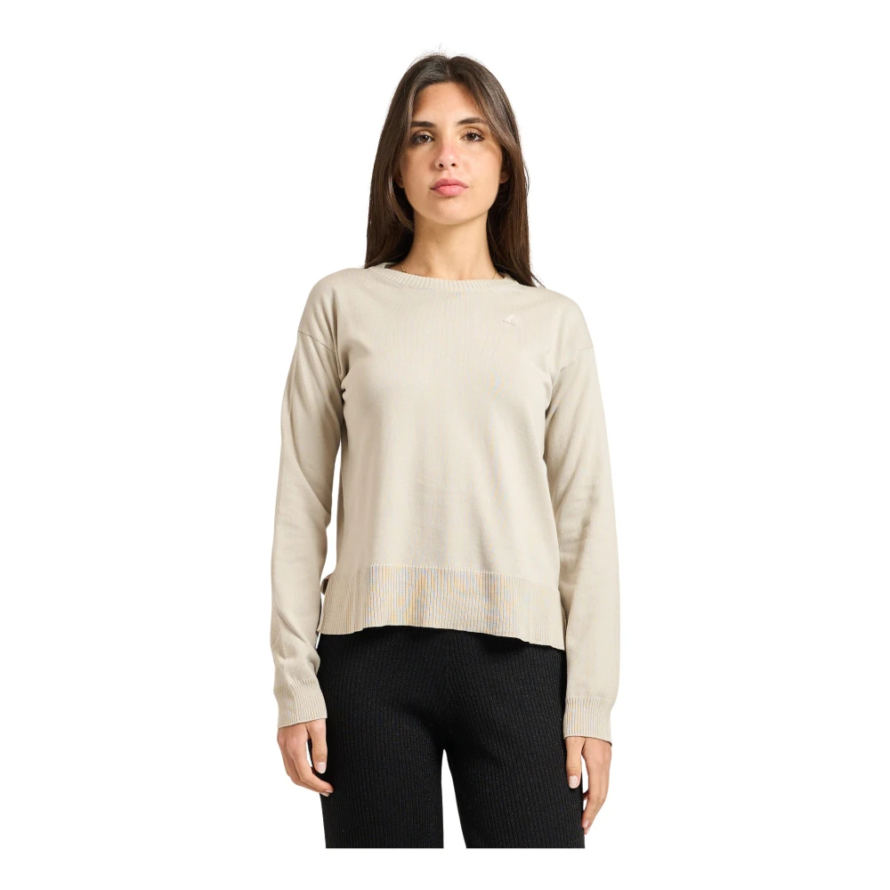 K-Way Damen Beige - Domitine Crop Sweater - Knitwear - S