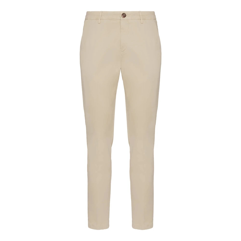 Boggi Milano Herren Beige - Stretch Baumwollhose - Trousers - W32