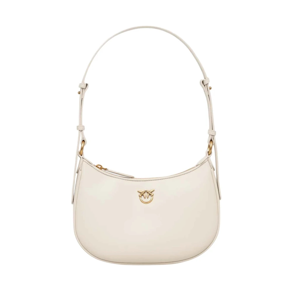 Pinko Damen Weiß - Kleine Umhängetasche Love Bag Half Moon Simply - Bild 4