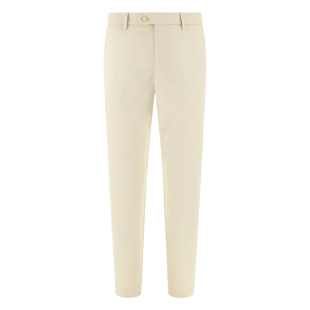 Boggi Milano Herren Beige - Stretch Baumwoll-/Tencel-Hose - Trousers - W31